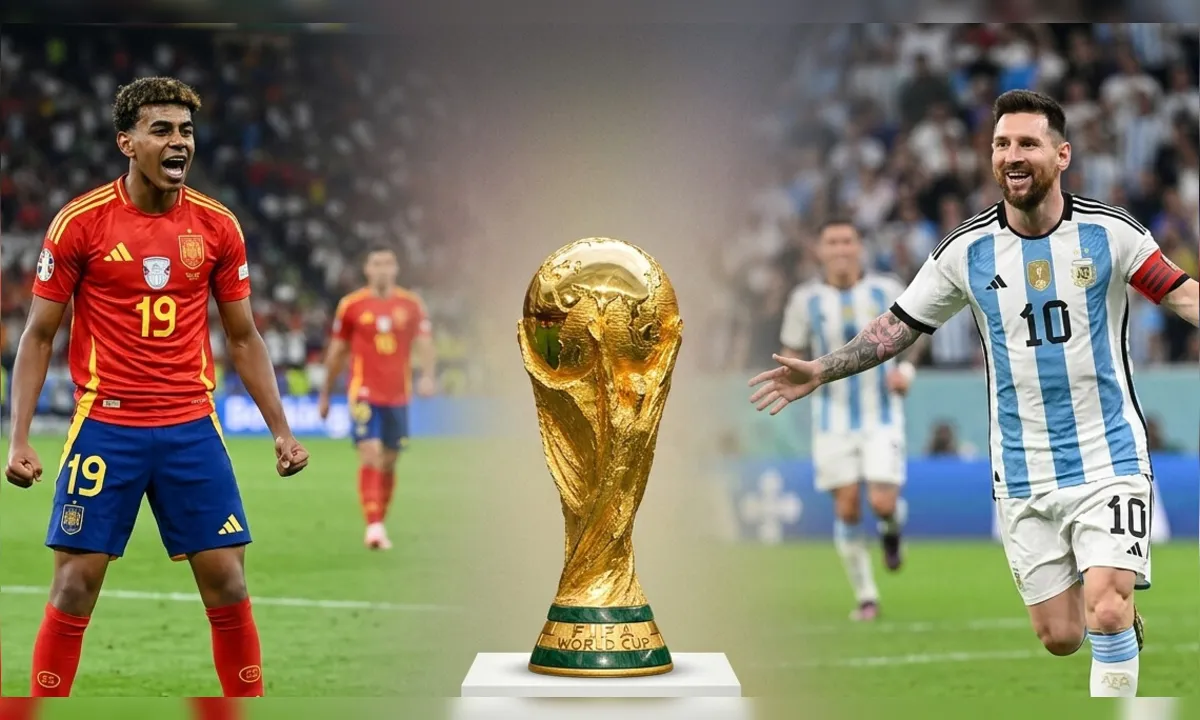 Espanha e Argentina decidem a Copa do Mundo de 2026 neste domingo