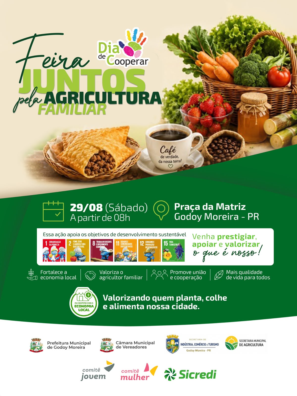 Godoy Moreira realiza 1ª Feira “Juntos pela Agricultura Familiar” neste sábado